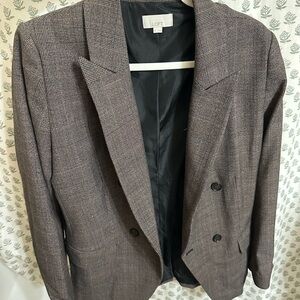 LOFT Gray Sport Coat Timeless Tailoring